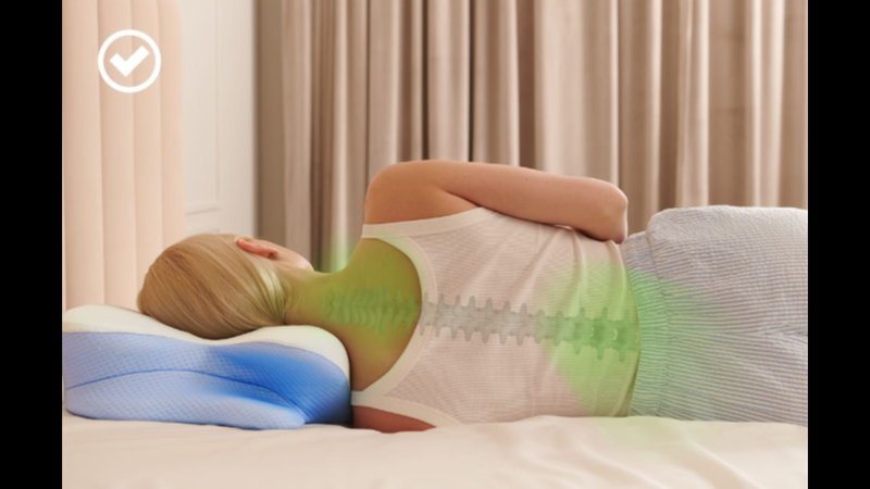 Cervical Support vs Standard: Butterfly Wing Zones Maintain Alignment