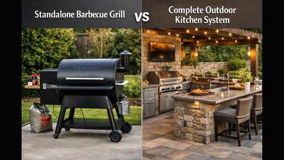 Why Built-In Outdoor Kitchens? Bakersfield Hardscaping Reveals Layout Traps