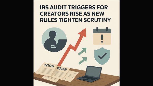 Independent Creators Face Increased IRS Scrutiny as Monitoring Systems Expand