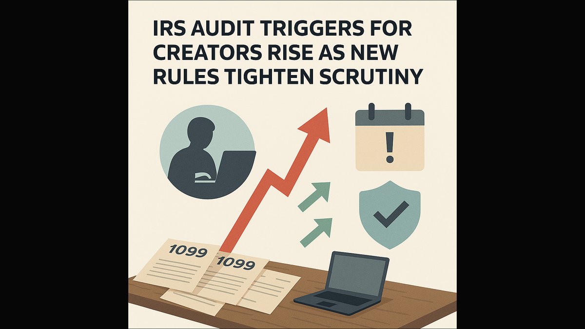 IRS steps up content creator audits as independent workers face tighter checks