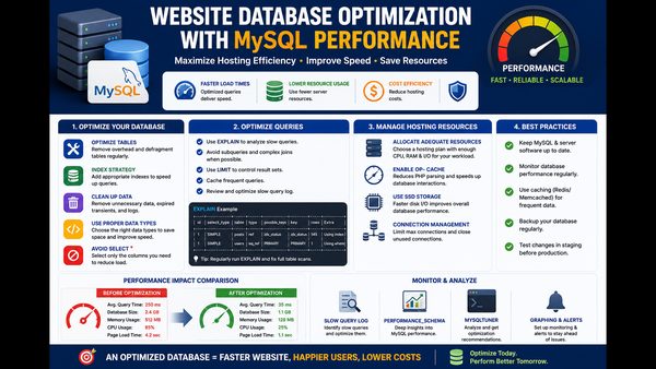 MySQL Database Optimization for Website Hosting: Performance Guide Released
