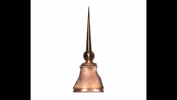 Decorative Metal Roof Finials for Sale Fabricated by Salvo Metal