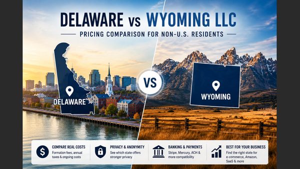 Delaware vs Wyoming LLC: 2026 Logistics For Non-U.S. Residents Guide Released