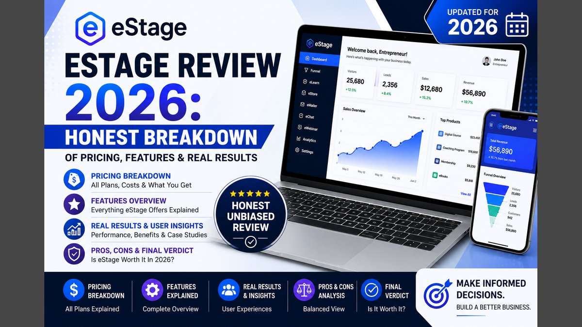 Estage Review 2026 Released: Pricing, Features & Real Results Breakdown