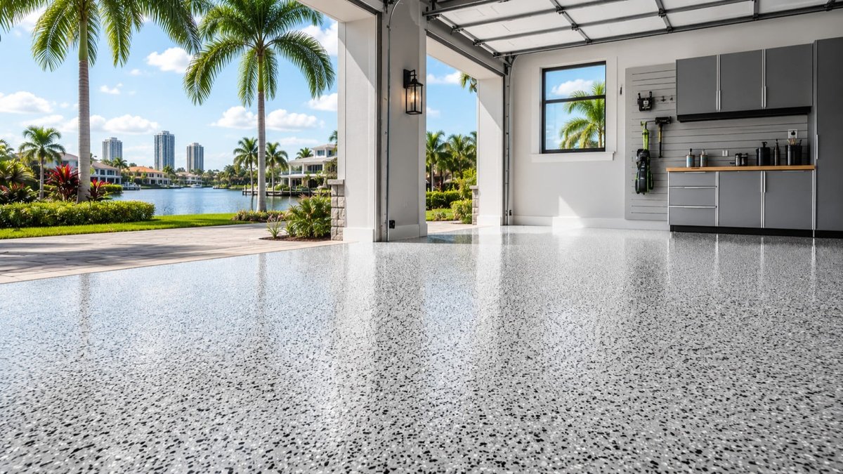 Flake Epoxy Garage Flooring Named Tampa's Top Fix - Report Released