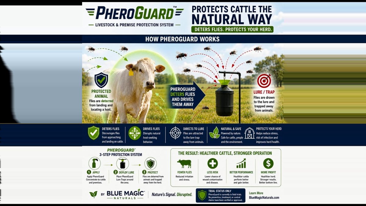 Livestock Field Trials: PheroGuard™ Targets Screwworm and Fly Infestations