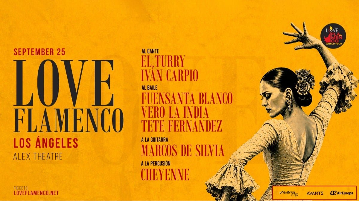Love Flamenco World Tour | Glendale Venue Hosts UNESCO Heritage Art Sept 25
