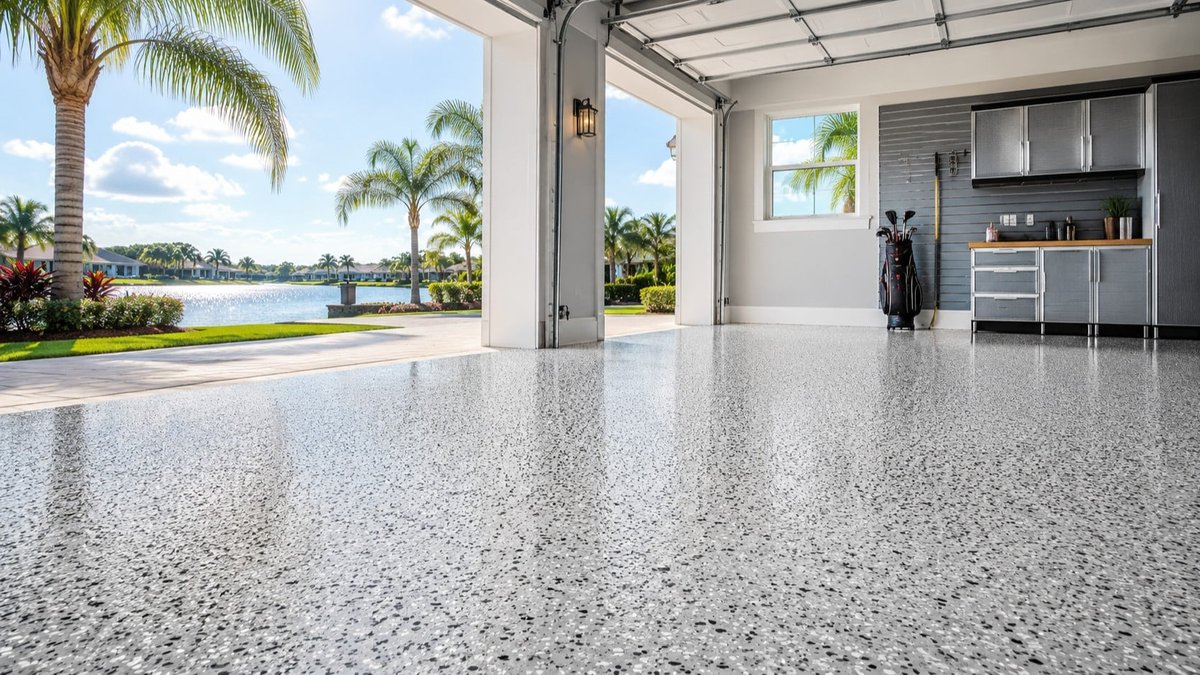 Metallic Epoxy Pigment Movement | Lakeland Contractor Reveals Pattern Craft