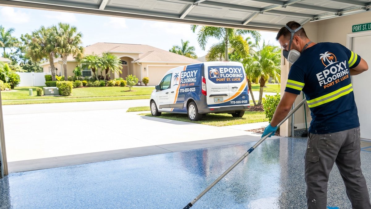 New Epoxy Garage Floor Coating | Port St. Lucie Contractor Explains
