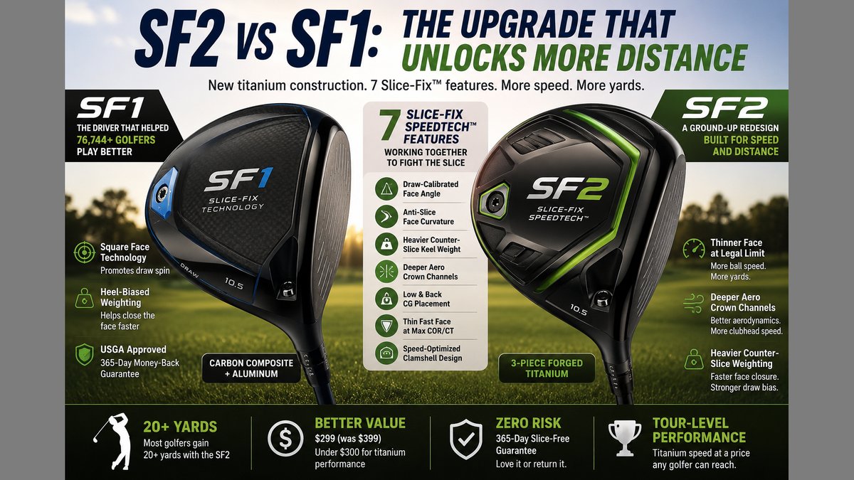 Performance Golf SF2 vs SF1: Upgrade Comparison Guide Released