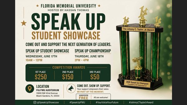 Speak Up Championship: Youth Communication Competition Set for Miami Gardens