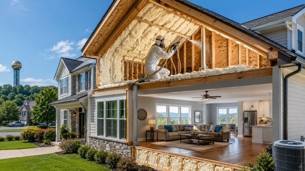 Spray Foam Insulation Cuts Knoxville Home Energy Costs, Study Shows