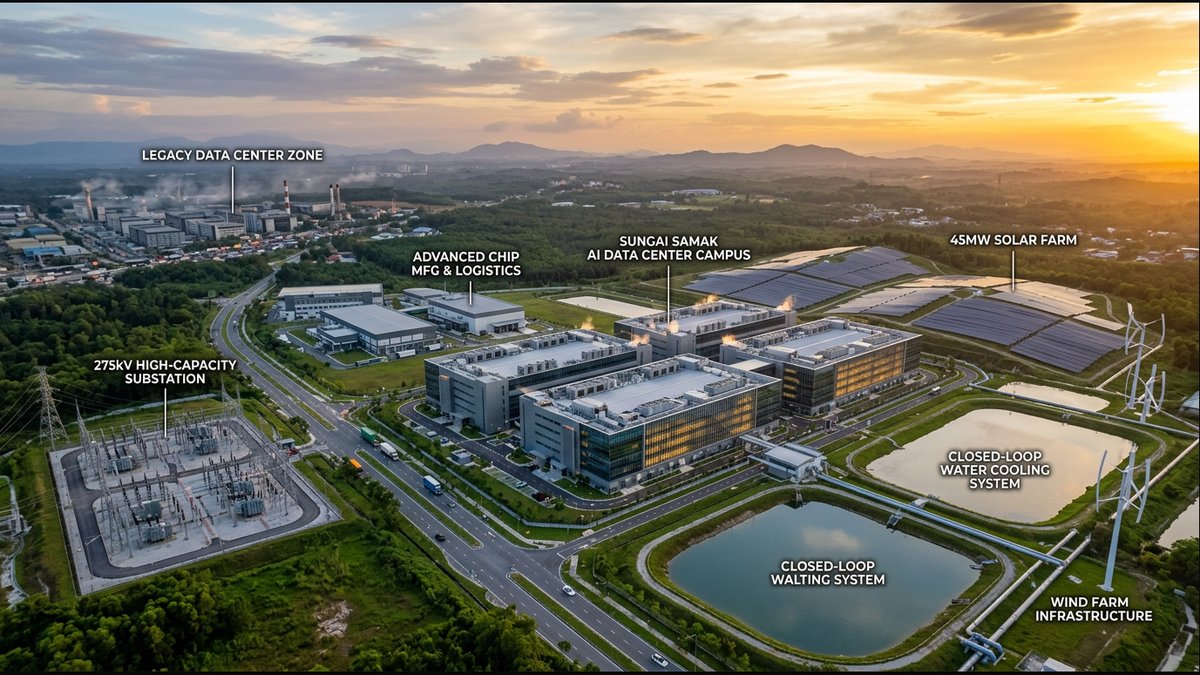 Sungai Samak Estate Positions Tanjong Malim For Green AI Data Centre Growth Hubs