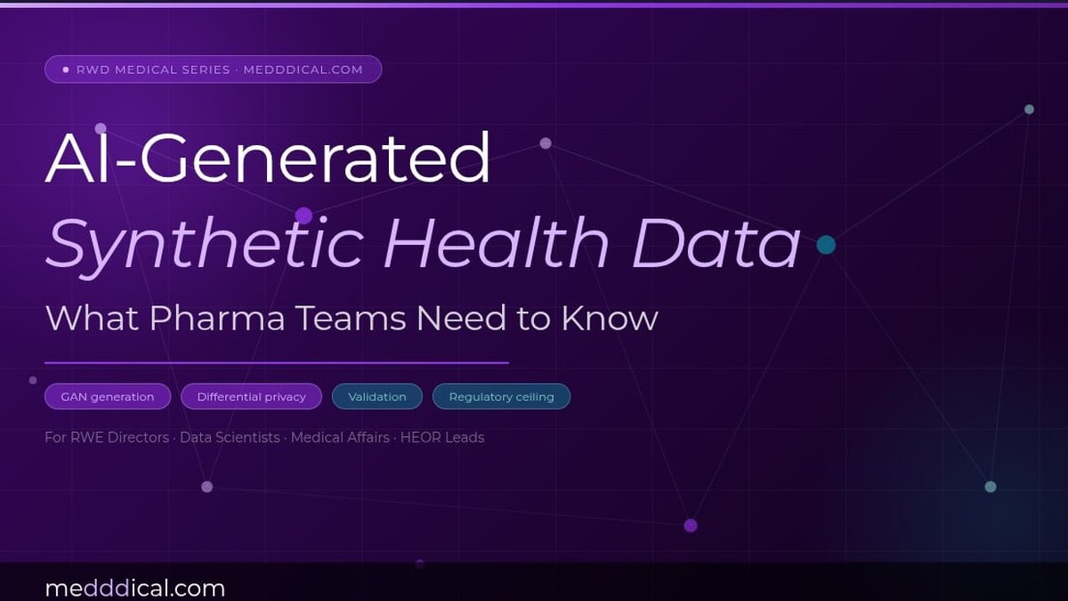 The Pharma Team's Real Guide to AI-Generated Synthetic Health Data
