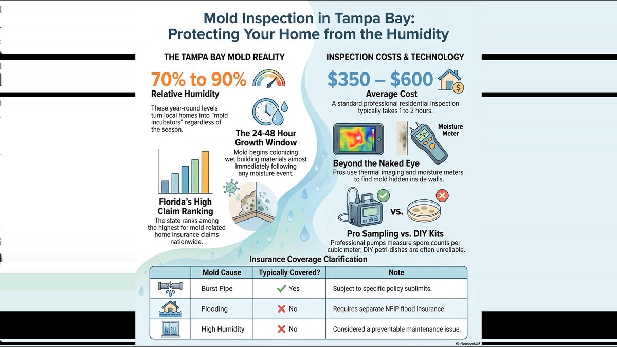 11 Most Common Mold Inspection Questions: Tampa Bay Specialist Answers