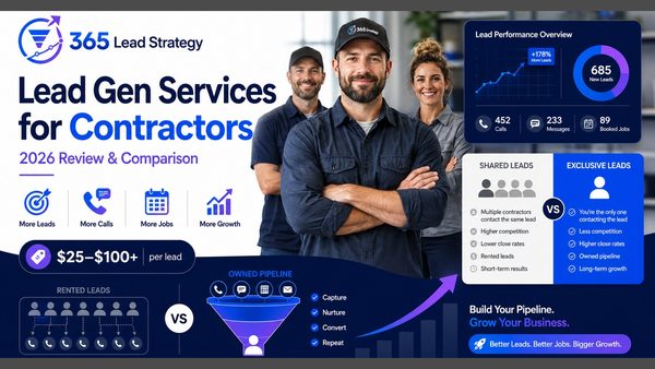 365 Lead Strategy Announces 2026 Contractor Lead Generation Review