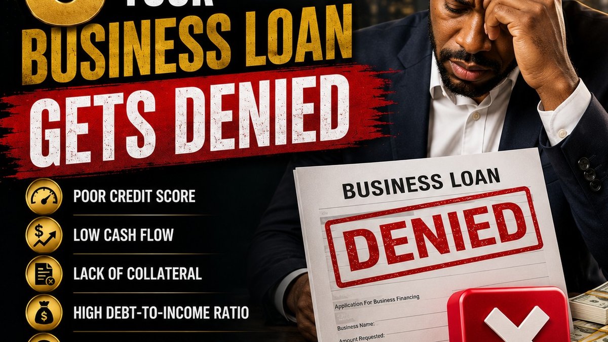 5 Business Loan Denial Reasons: Cash Flow Docs to Debt Ratio Limits