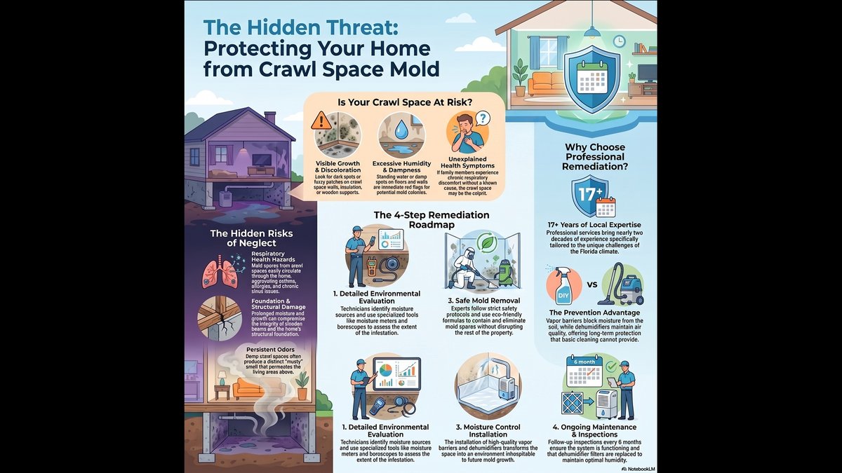 Crawl Space Mold Removal Tampa Bay: Remediation Services Announced