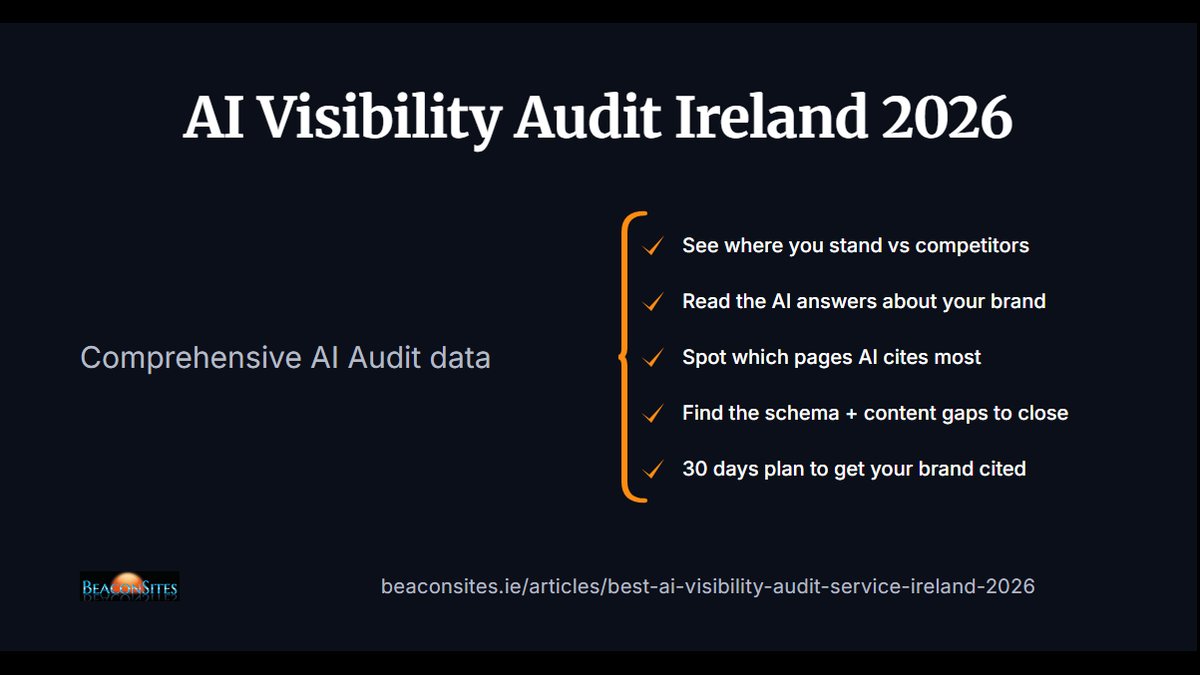 Digital Marketing Agency Ireland's AI Visibility Audit: 2026 Protocols