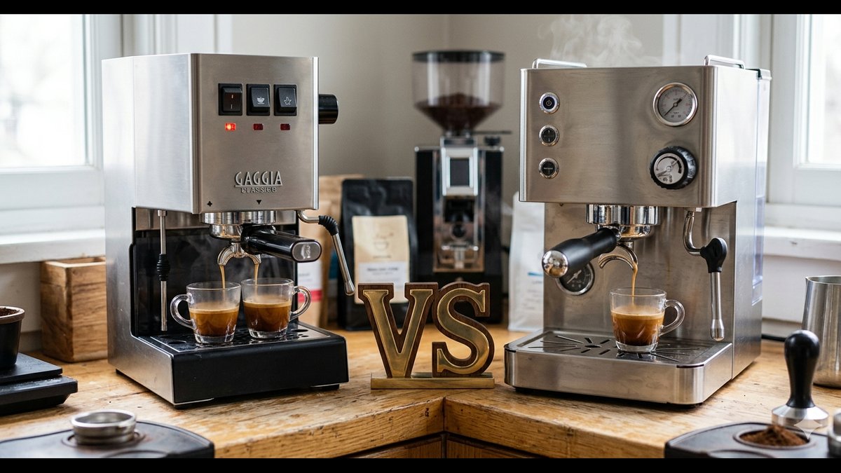 Gaggia Classic Pro vs Turin Legato: Thermal Mass vs Digital Control