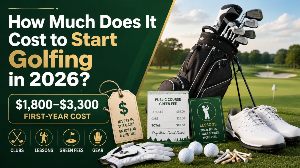 How Much Does It Cost to Start Golfing? Beginner Breakdown Published