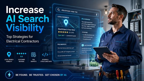 How to Increase AI Search Visibility: Top Strategies for Electrical Contractors