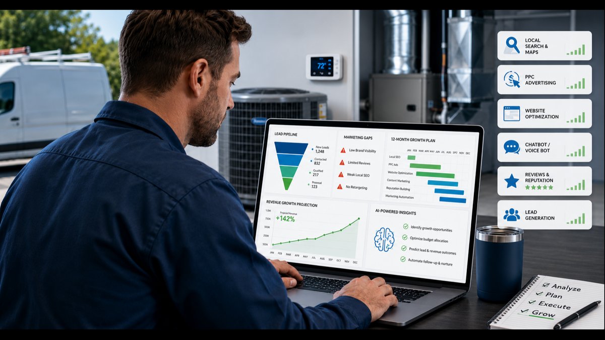 HVAC Marketing Gap Analysis With AI-Powered Growth Planning: Service Expanded