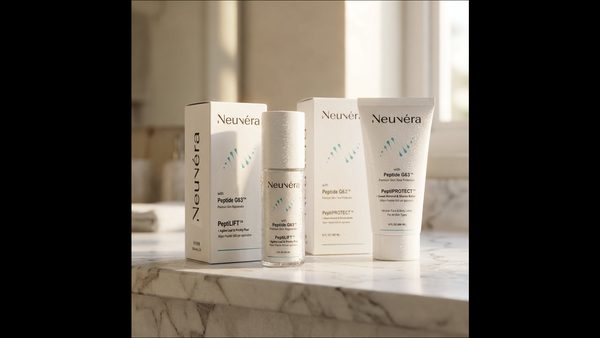 Two-Step Peptide Lift & Protect Skincare Routine Bundle For Aging Skin Launched