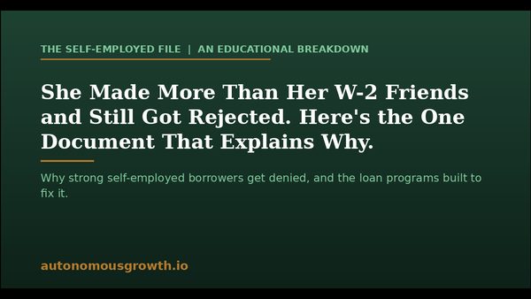Why Tax Write-Offs Block Mortgage Approval for Self-Employed Borrowers