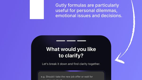 AI Clarity App for Overthinkers & Everyday Decision-Making: Gutly Launched