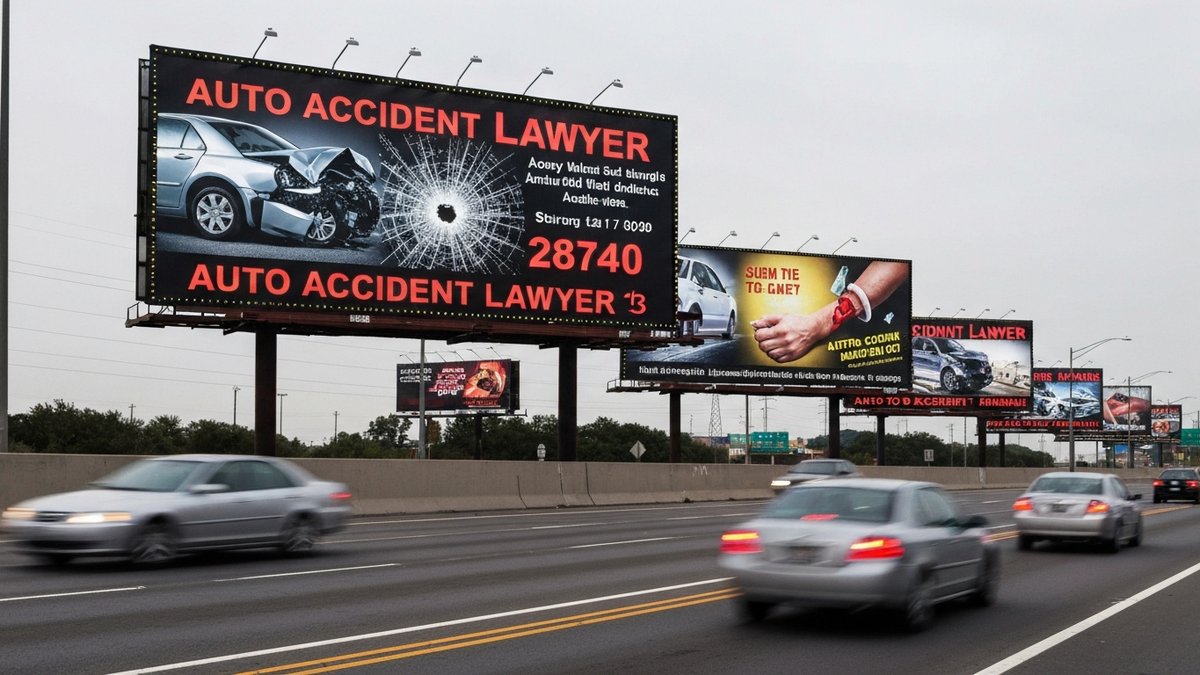 Auto Accident Billboard Marketing Report Released: Why They Don't Get Calls