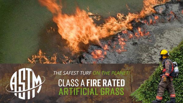 Fire-Rated vs. Standard Artificial Grass in SF Bay Area CA Wildfire Zones