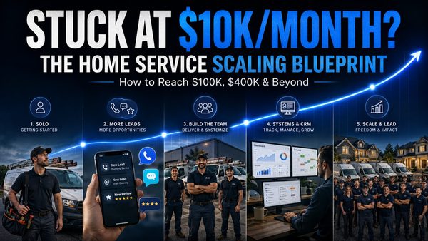 Home Service Business Scaling: $10K to $400K Monthly Growth Guide Released