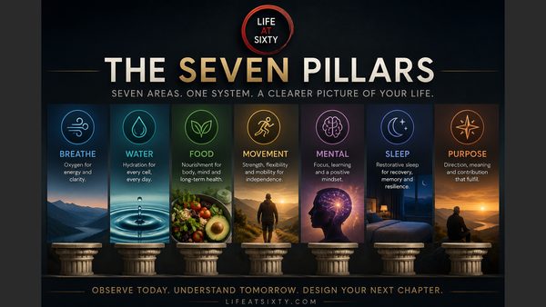 Why the Seven Pillars Matter More After 60 — And What They Can Reveal Over Time